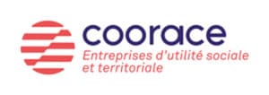 COORACE, logo. Partenaire de solutions pour l'emploi.